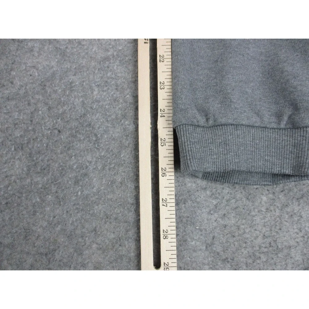 HUGO BOSS Pants Mens Medium Gray Jogger Drawstring Side Stripe Fleece Athletic